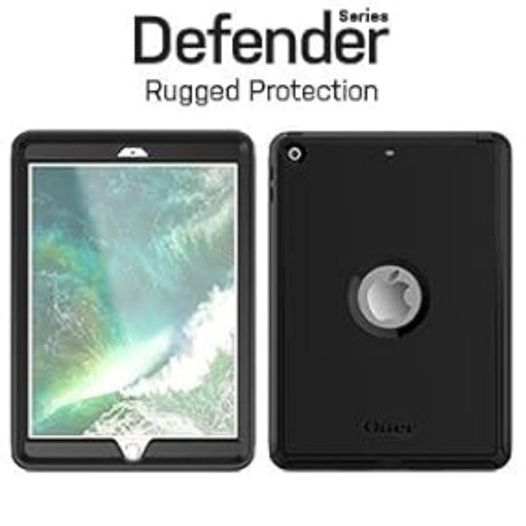 OtterBox Defender Rugged iPad (5th & 6th gen) Certified Drop Protection Case. - Picture 1 of 7